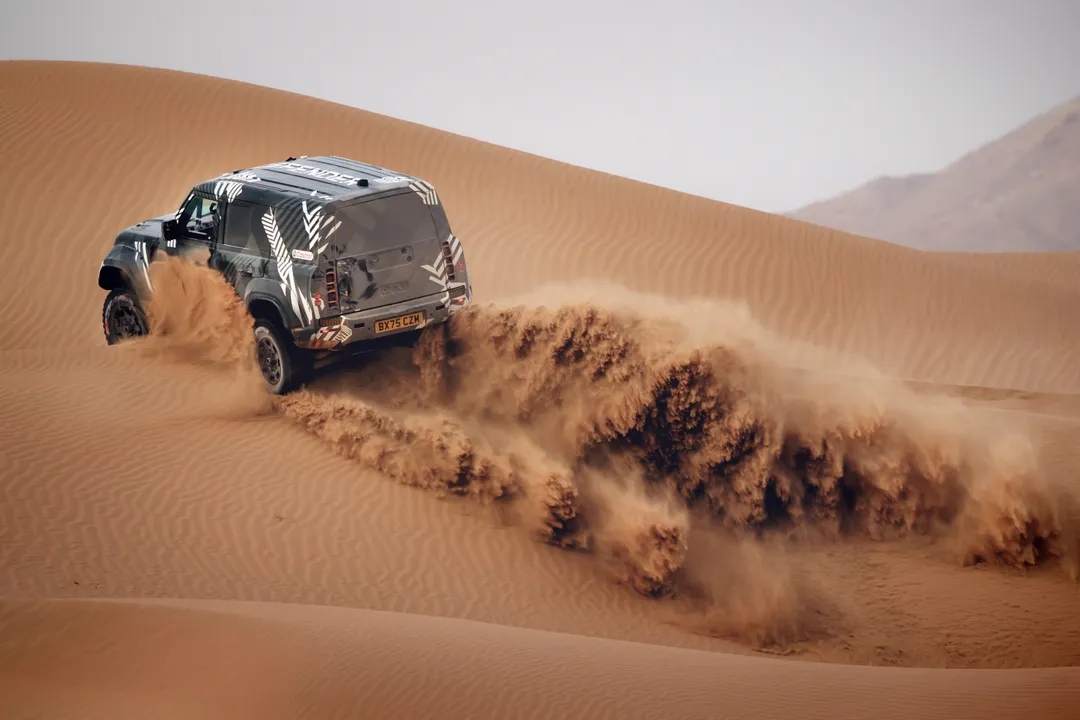 DEFENDER RALLY COMPLETES GRUELLING SAHARAN TEST OF FIRST COMPETITION-SPEC DEFENDER DAKAR D7X-R AS TEAM PRINCIPAL APPOINTED